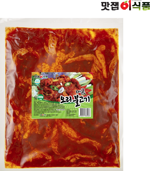맛잽이식품 매운오리불고기800g, 800g, 1개
