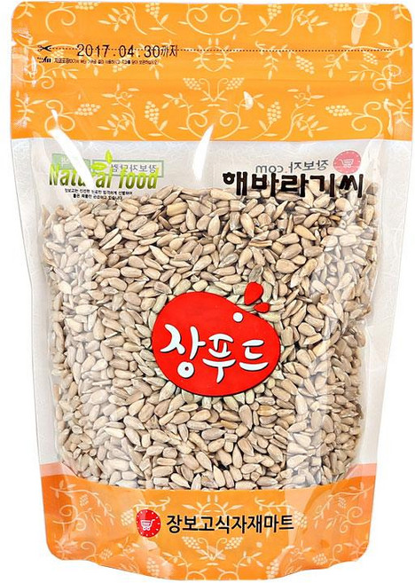 장푸드해바라기씨 500G(주)동서농수산, 해바라기씨500g/장푸드, 500g, 1개