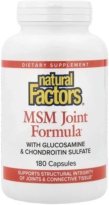 몸관리하세요 겨울입니다 Natural Factors MSM 조인트 포뮬라 180 정 특별관리진행, NaturalFactorsMSM조인트포뮬라180정, 1개, 180정 - 쿠팡