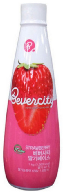 베버시티 딸기 베이스 1KG 세미, 1