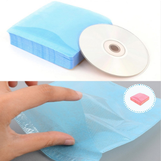 cd보관함 100P 부직포 종이 시디집 대용량 케이스 개별 정리함