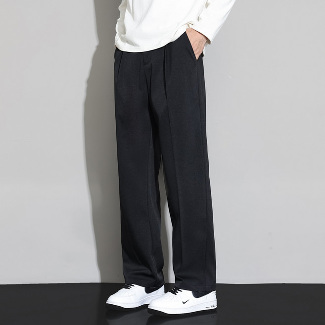 남성용 히든밴딩 정장슬랙스 남성 캐주얼 긴바지 Y-2508