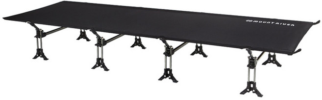 마운트리버 경량야전침대 코트816 플러스 - 블랙