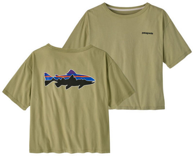 [백화점정품] 파타고니아 남여 공용 반팔 티셔츠 [코리아][SS26] 우먼즈 피츠로이 트라우트 이지 컷 37851R5_DT 등산 반팔티