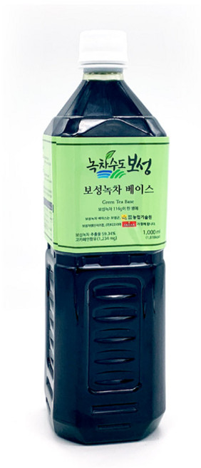 아크바 흑당 녹차라떼베이스 1000ml, 1개, 1L