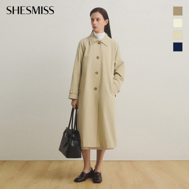 쉬즈미스 코튼 발마칸 트렌치 코트_SWWBYP11010