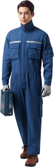 KSK 717 정비복 우주복 청지스즈끼 배달 퀵 근무복 작업복