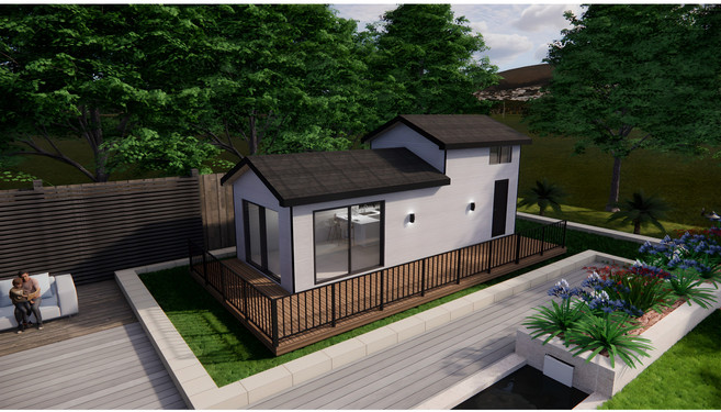 [우영에코홈] 농촌체류형 쉼터 10평(+다락 4평) 페어리A *계약금