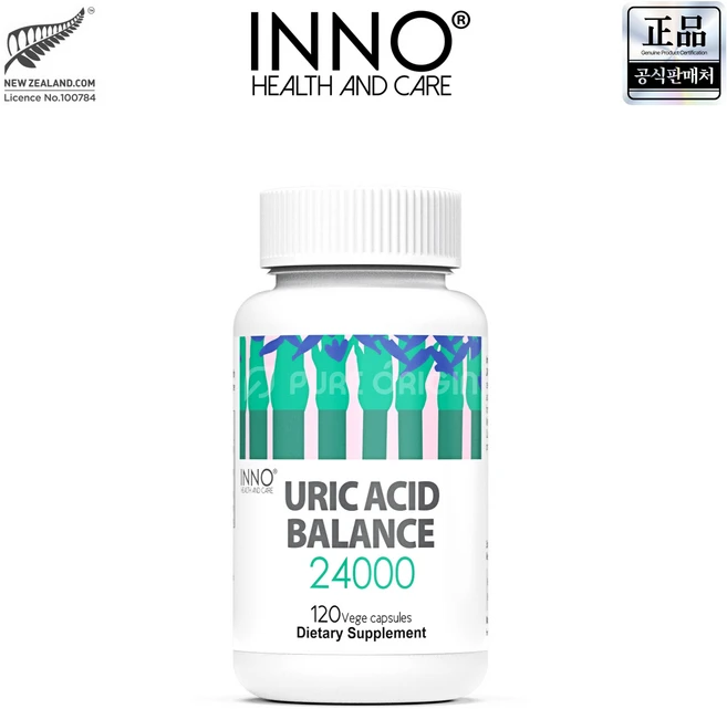 Inno Uric Acid Balance 이노 요산 밸런스 24000mg 120베지캡슐, 120정, 1개 - 쿠팡