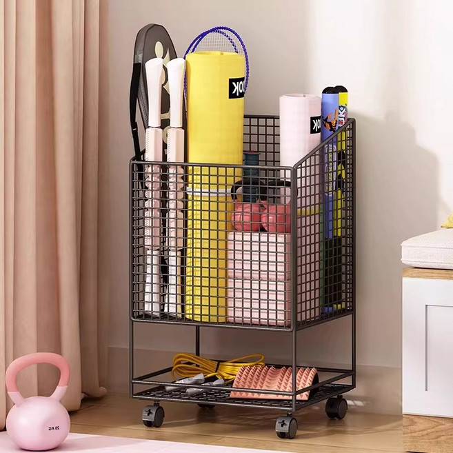 운동기구정리 그립거치대 체육관 거치대 홈짐 풀어백, 1개, 아이보리 / 스탠딩형 + 볼 스탠드