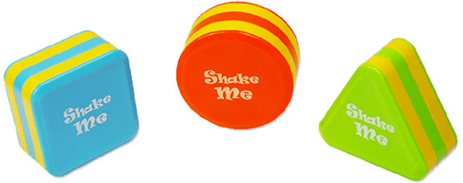 할릴릿 도형 쉐이커 감각발달 악기놀이 랜덤발송, 1개