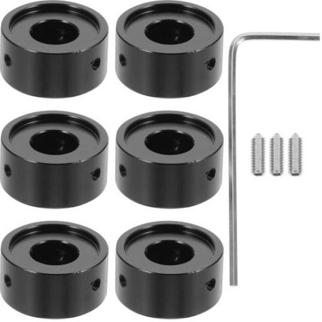 기타 스위치 커버 풋 네일 캡 페달 토퍼 알루미늄 금속 효과 보호 이펙터 도구, Black, 한개옵션1