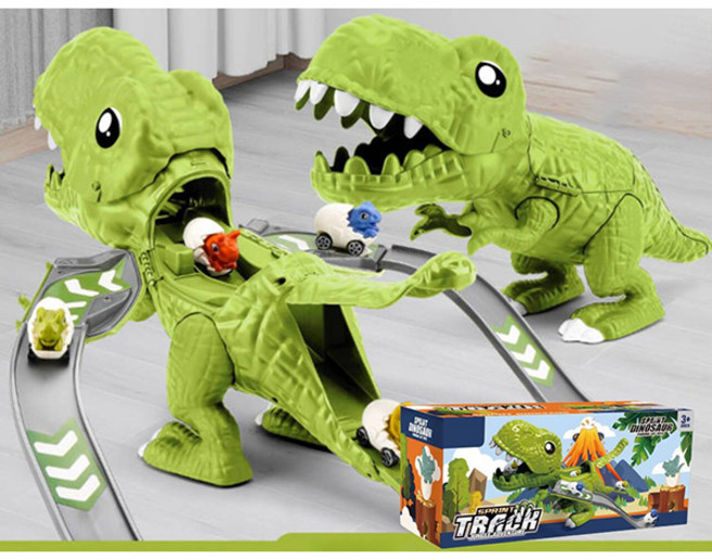 공룡장난감슬라이드 공룡자동차 미니카 티라노사우르스, 단품, 1개