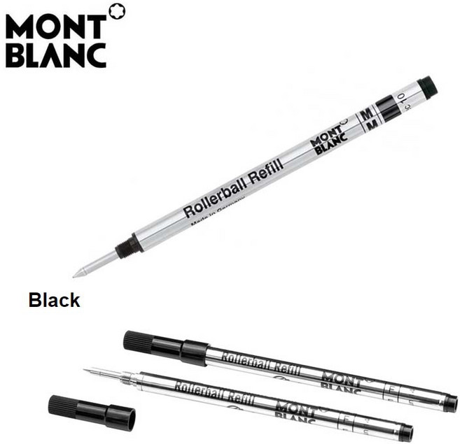 몽블랑 볼펜 수성용 리필심 마이스터스튁 스타워커 낱개1개 rollerball refills, 블랙M촉