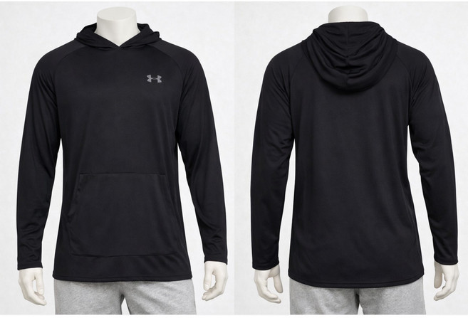 [언더아머_스포츠] 기능성 후드티셔츠 Tech 속건성 TM1328703 긴팔 트레이닝복 남성 헬스 트레이닝 웨어