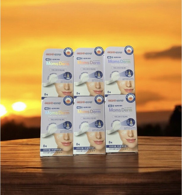 네오 맘스덤뷰티패치 미세 스파이크타입 여드름패치 2종 x 4p 세트, 6개, 8개입