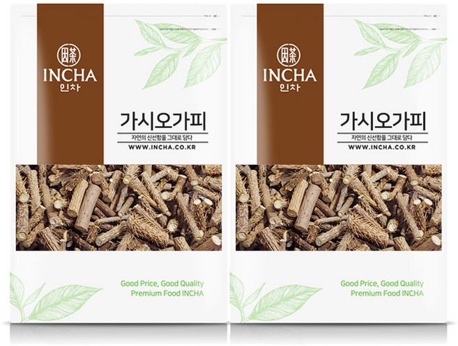 인차 국산 가시오가피 가시 오갈피 오가피, 2개, 1개입, 300g