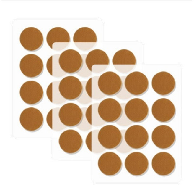 제이테크 의자다리 보호패드 소음방지 부직포 스티커, 36개