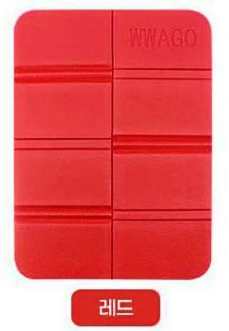 청삶은 경량 1인 돗자리, 레드