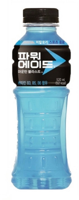 코카콜라 파워에이드 마운틴 블라스트, 520ml, 12개