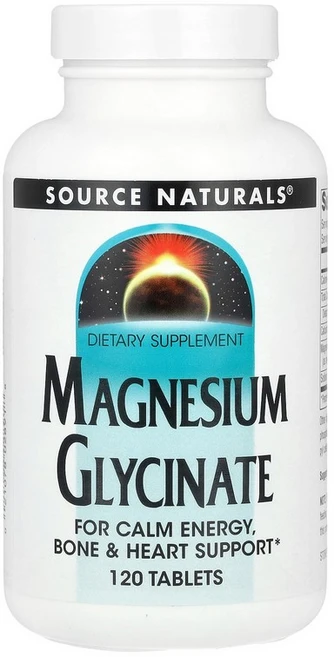 소스 내추럴스 Source Naturals 마그네슘 글리시네이트 120정123016원산지:기타, 1개 - 쿠팡