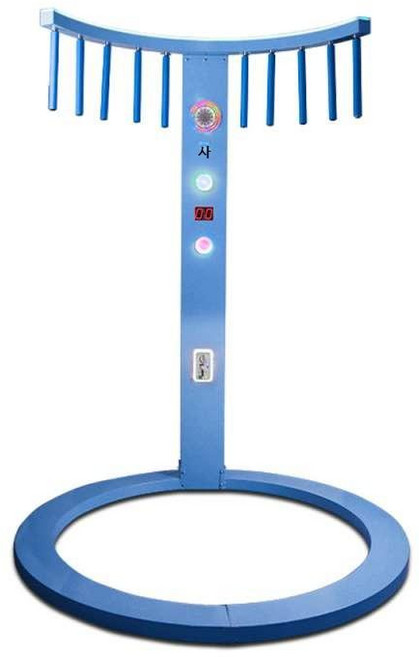 집중력 테스트 봉 순발력 게임기 떨어지는 바 잡기 민첩성 스틱, 1개, 블루 조명 모델코인 버전