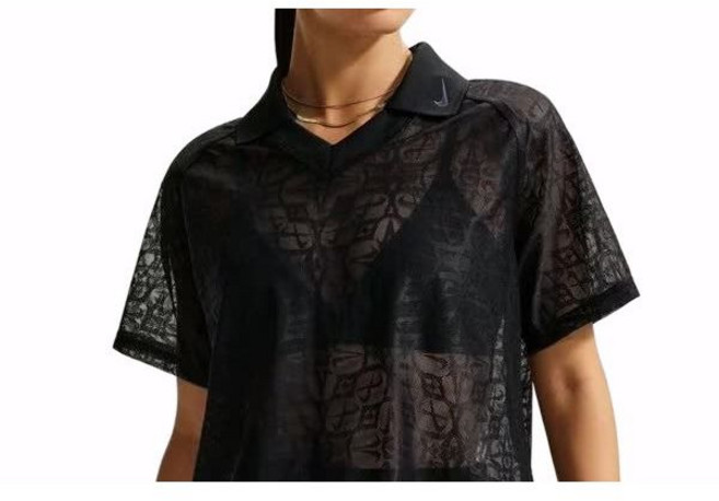 나이키 NIKE 여성 스포츠웨어 루즈 레이스 폴로 저지 탑 IF0521-010