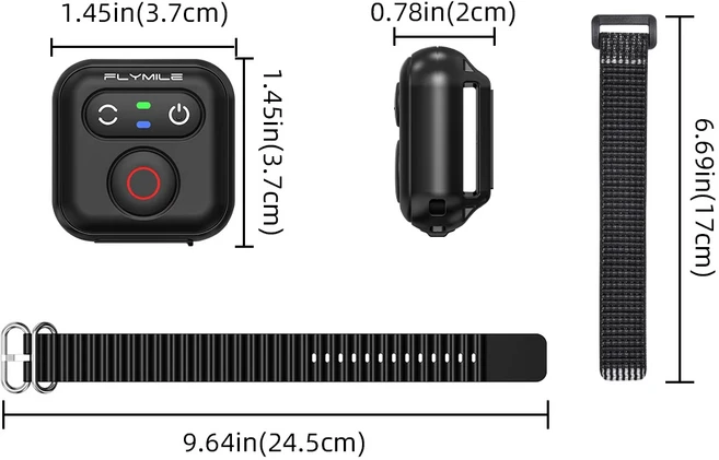 Insta360 X5X4Ace Pro 2Ace 카메라용 블루투스 리모컨 iOS 및 안드로이드 셔터 릴리즈 버튼 컨트롤러, 1개, 01 Bluetooth SET