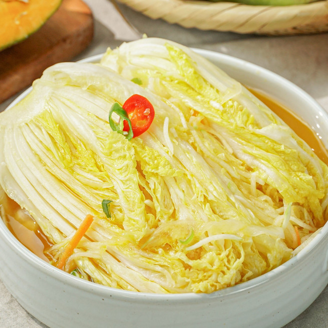 [당일생산] 국내산 단호박 백김치 물김치, 1개, 1.5kg