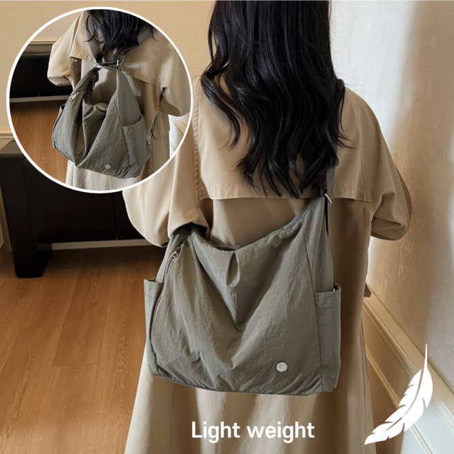페이지샵 나일론 경량 백팩 겸용 숄더백 크로스백 데일리백 보부상백