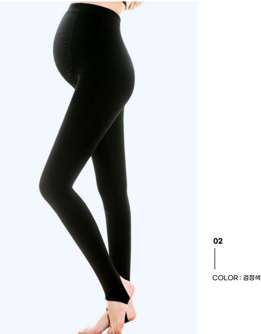 더파자마 임산부 팬티 스타킹 고탄력 320D 고리형