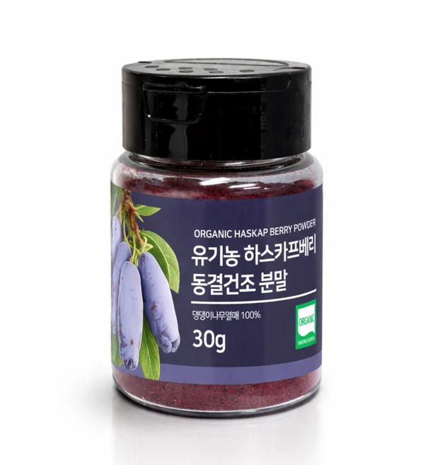Foodly 유기농 하스카프베리 폴란드산 저온 동결건조, 1개, 30g - 쿠팡