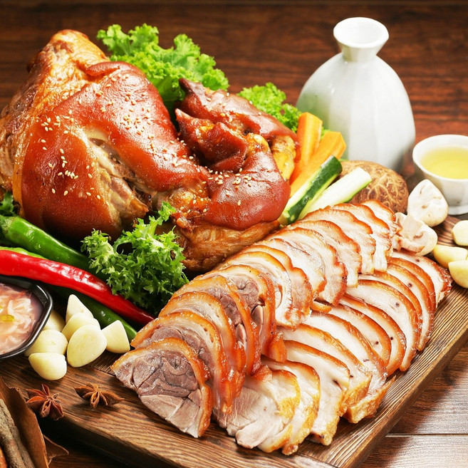 달보드레 양념족발 수입산전족 1.1kg 이상, 1개