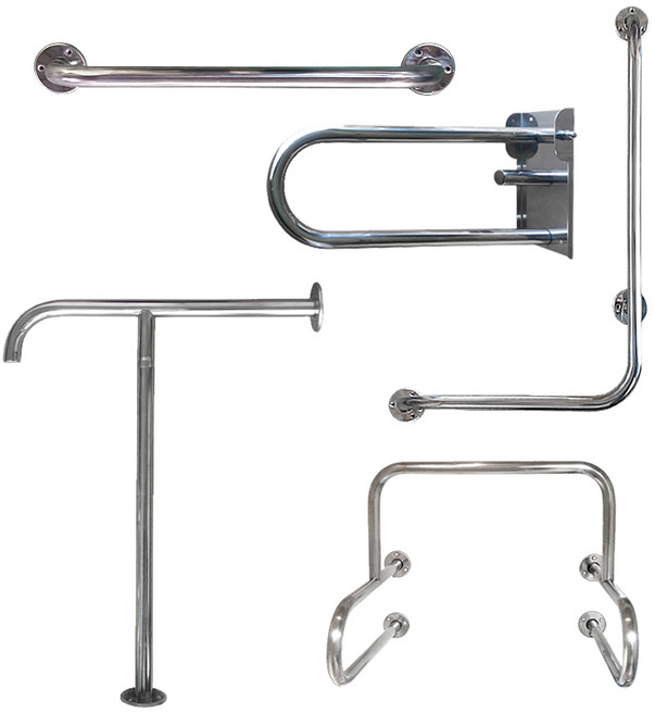 장애인 안전손잡이 욕실 안전바 욕실보조손잡이, T자손잡이, 1개