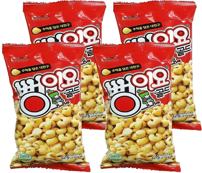 뻥이요 골드, 60g, 4개