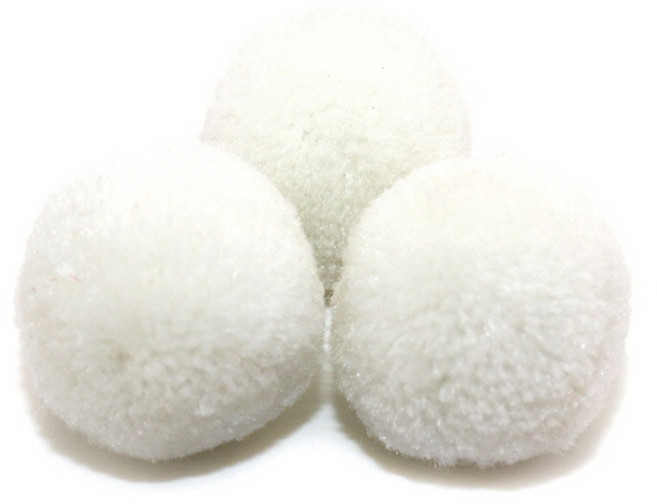 아트위브 핸드메이드 울 소재 폼폼이 20mm, 20개입, #01(화이트)