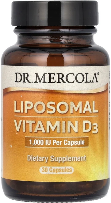 닥터머콜라 리포조말 비타민D 1000IU 30캡슐(1개월분) NONGMO 글루텐프리, 1개, 30정 - 쿠팡