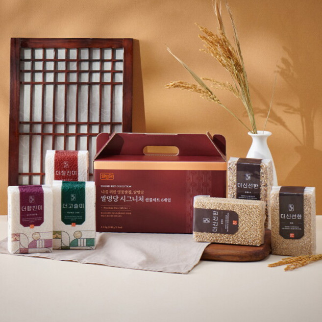 [엘그로] 쌀명당 6개입 쌀 선물세트 (400g*6개입), 없음, 상세 설명 참조, 1개, 상세 설명 참조