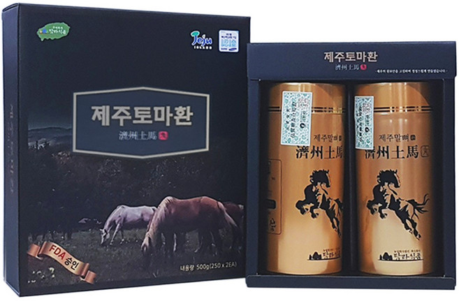 제주 말뼈환 말뼈 말꽝 환 부모님 건강선물 250gX2병, 250g, 2개