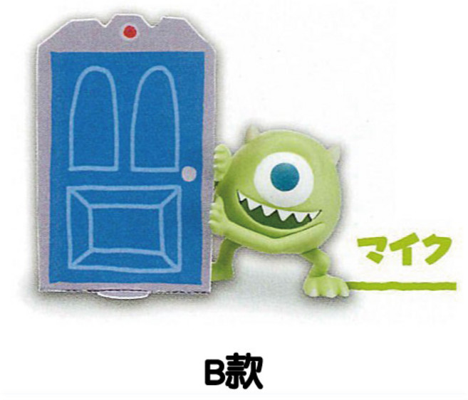 M.M小舖 T-ARTS 扭蛋 怪獸電力公司探頭公仔 皮克斯 毛怪 麥克華斯基 全4款, 1個, B款/大眼仔3Y020