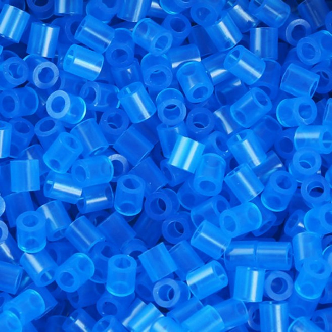 컬러비즈 펄러비즈 리필 5mm/50g 부자재 패키지 완벽구성, [선택1]컬러비즈_51-투명파랑/5mm_50g