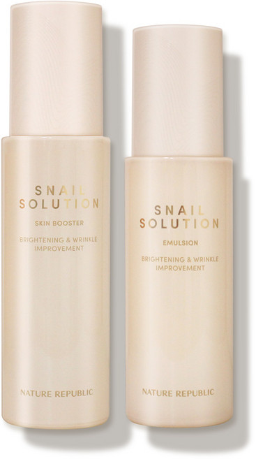 네이처리퍼블릭 스네일 솔루션 스킨 케어 2종 세트, 1개