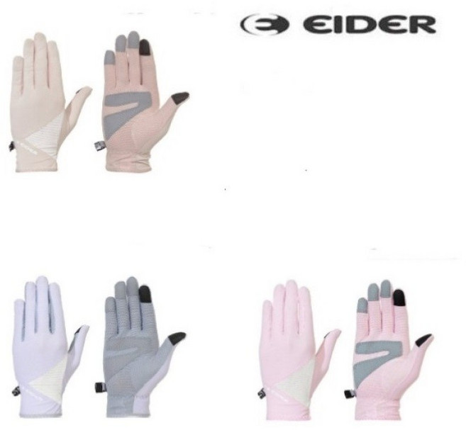 아이더 정상여성 아이스 기능성.스판.메쉬.냉감 장장갑 DWA24V06 454499, 핑크(P5)