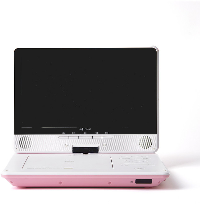 인비오 포터블 휴대용 CD DVD플레이어 PD-3500HD, PD-3500HD 핑크