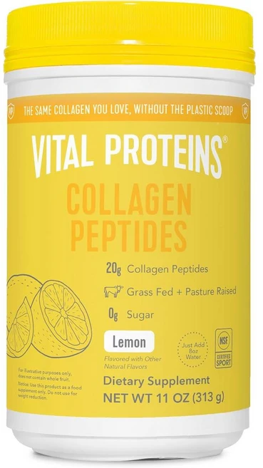 Vital Proteins 바이탈프로틴 콜라겐 펩타이드 파우더 레몬 맛 312g 2개, 1개 - 쿠팡