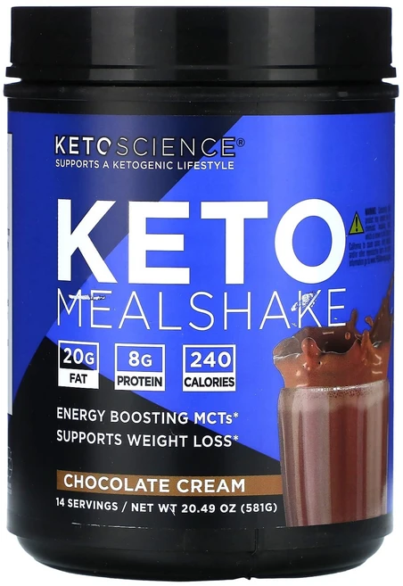 Keto Science Keto Meal 셰이크 초콜릿 크림 581g(20.49oz), Keto Science Keto Meal 셰이..., 1개 - 쿠팡