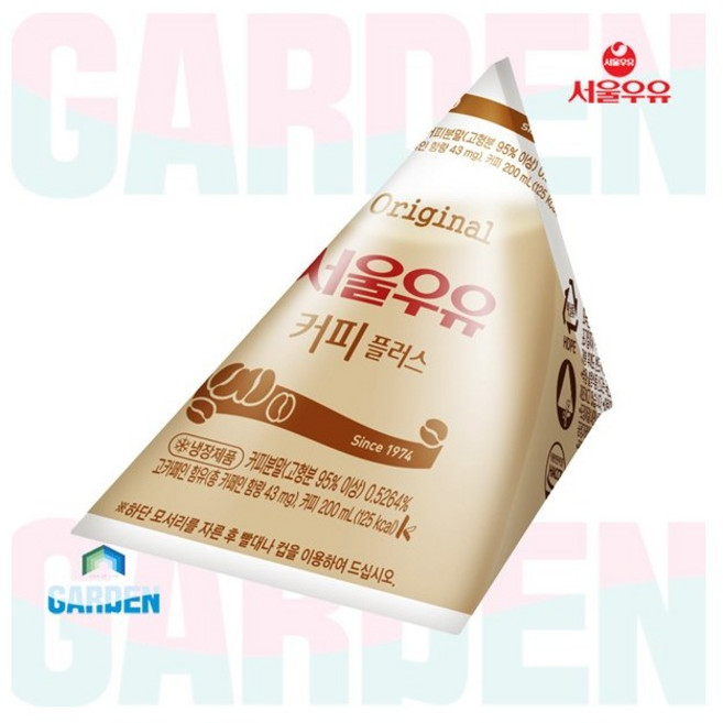 서울우유 커피 삼각 포리, 200ml, 18개