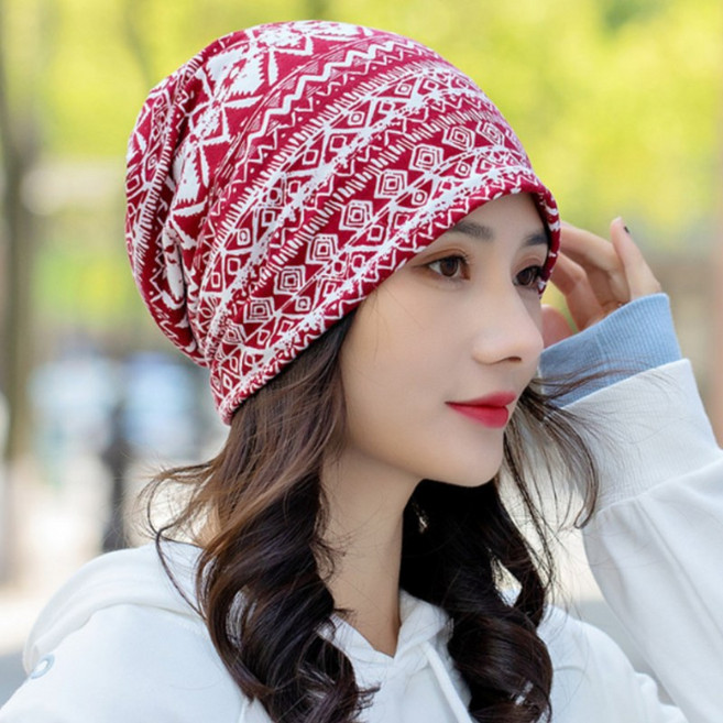 페로키 여성 항암 비니 두건 모자 반다나
