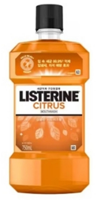 구강청결제 가글 리스테린 입냄세제거, 1개, 750ml
