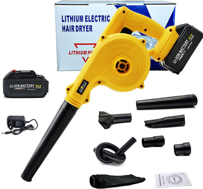 닝타우스 무선으로 간편한 강력 에어건 불고빨고 365 무선 핸디 송풍기 청소기 ZC-FJ01, 1개, 본품 + 배터리1개